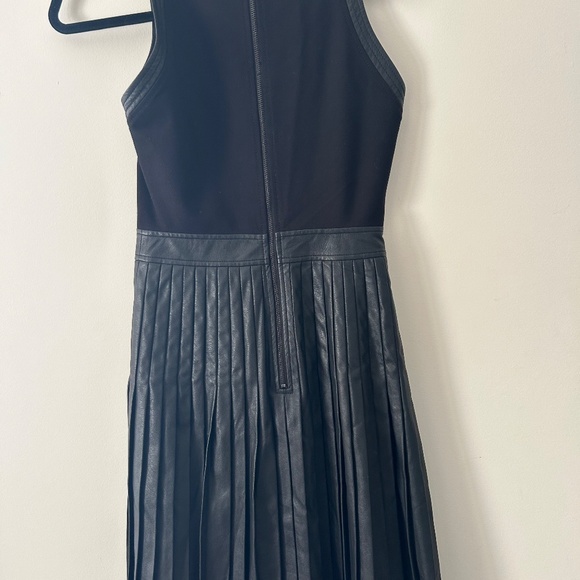 Rebecca Taylor black faux leather dress - Picture 2 of 2